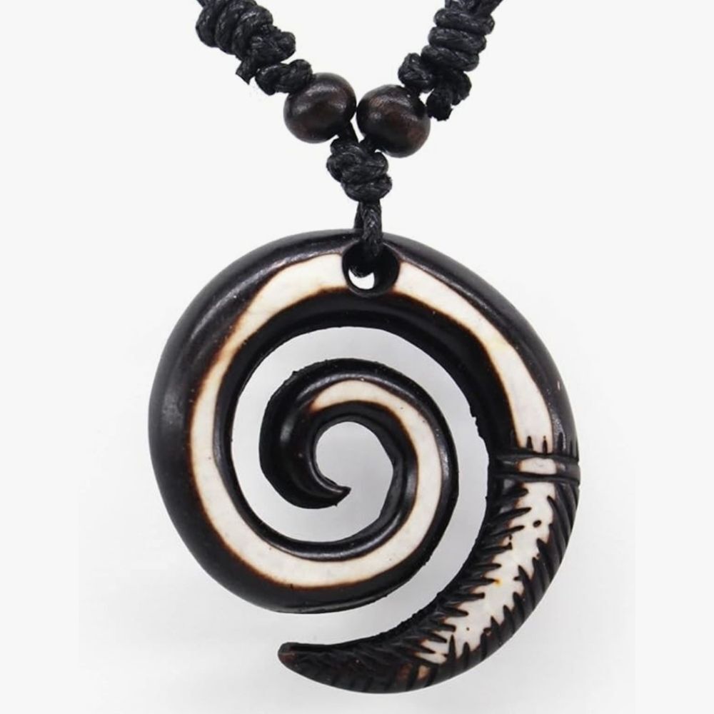 Spiral Koru Necklace Māori Tribal Adjustable